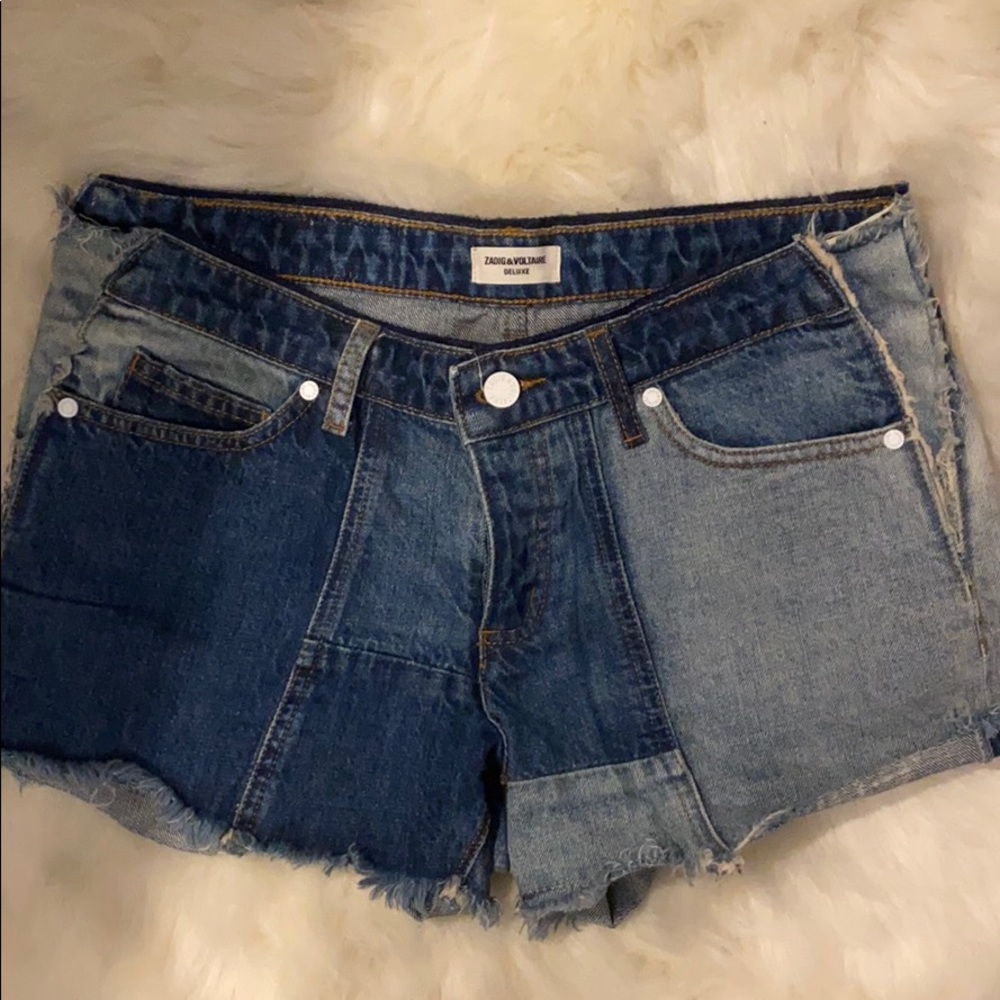 ZADIG&VOLTAIRE Cutoff Denim Shorts